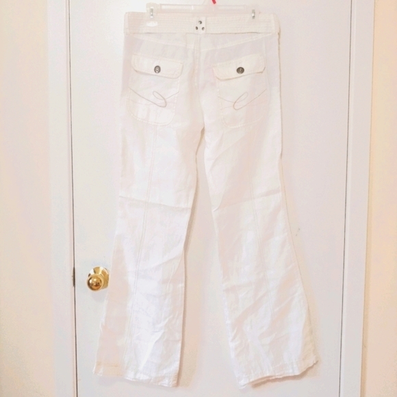 ESPRIT Linen White Pants - Picture 2 of 11